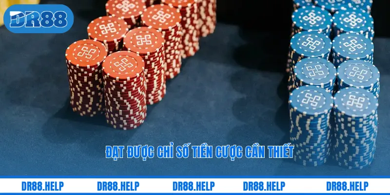 Đạt được chỉ số tiền cược cần thiết
