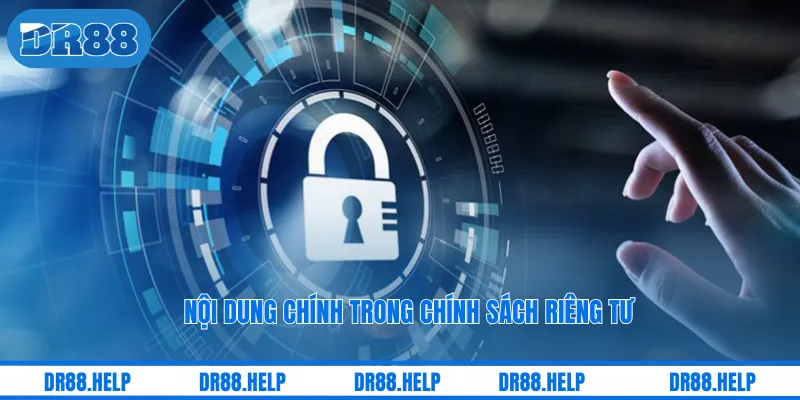 Nội dung chính trong chính sách riêng tư