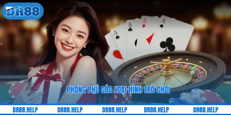 Phong phú các loại hình trò chơi