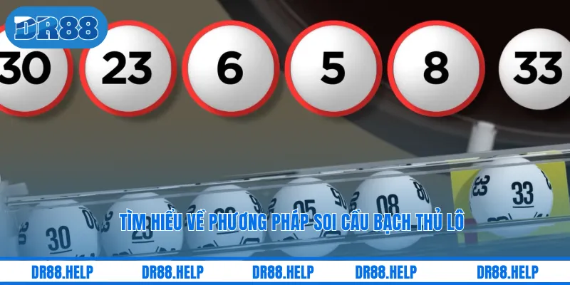 Tìm hiểu về phương pháp soi cầu bạch thủ lô